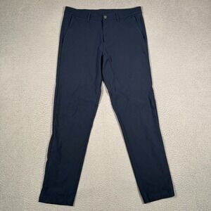 Lululemon Pants Mens 34x31 True Navy Commission Slim Warpstreme Golf Casual Tech